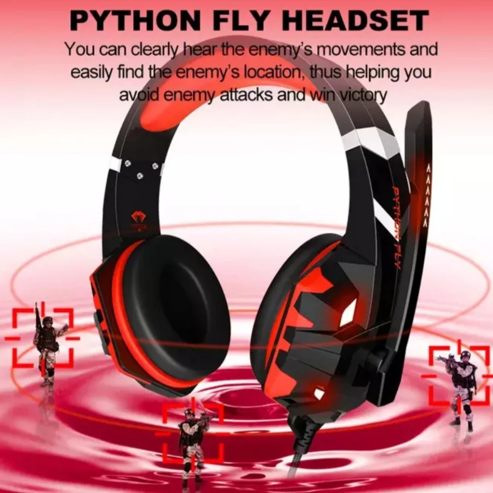 G9000 Max Gaming Headset 7.1 Bass Surround With Noise Cancellation Microphone